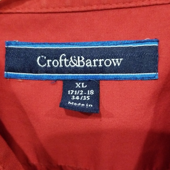 Men's Croft & Barrow XL dress shirt - Picture 3 of 3